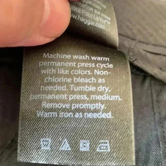 Kenneth Cole Reaction Lightweight Charcoal Grey Dress Pants - Picture 6 of 7